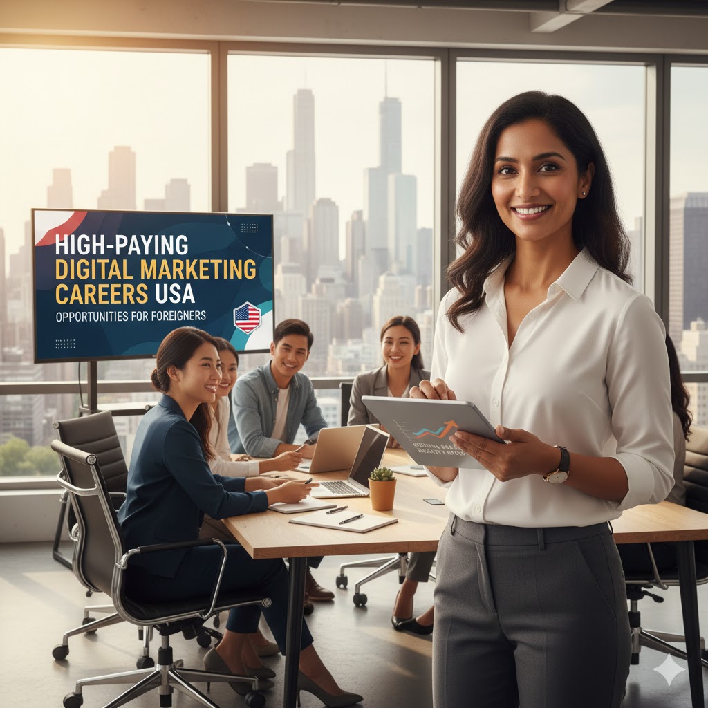 High-Paying Digital Marketing Career in the USA for foreigners